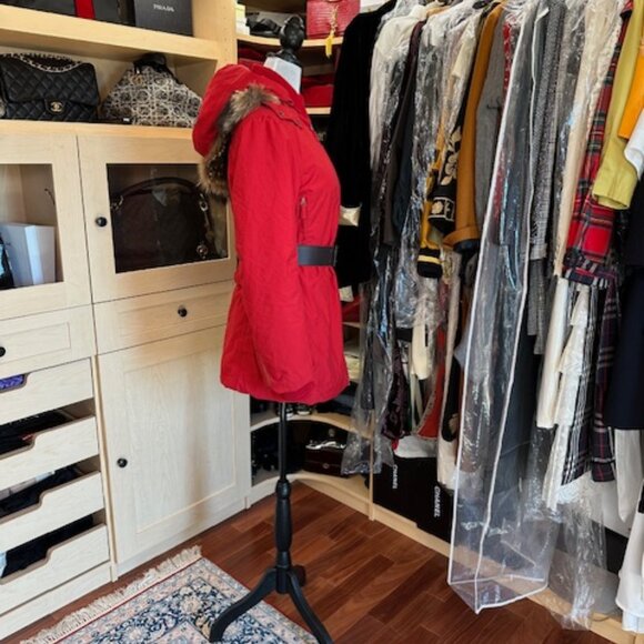Prada Red Size 6 Hooded Jacket - Picture 5 of 11